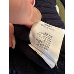 Brandy Melville Oversized Chunky V Neck Blue Sweater Size Small Photo 4