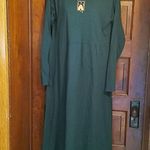 SALE Visible Ink Green Cotton Maxi Dress M Beehive Size M Photo 0