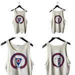 Urban Outfitters Distressed Vintage Melbourne Yacht Club Tank Top White Extra Large XL Graphic Photo 1