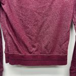 Armani Exchange  Burgundy Full Zip Hooded Women's Sweatshirt Size Small Photo 9