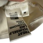 Madhappy  Ivory Sleeveless Crewneck Cropped Cotton Tank Top Size Medium Photo 6