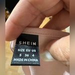 SheIn Light Pink Lace Accent Tank Top Photo 3