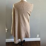 Seraphine Cable Knit Nursing Cover, Poncho or Scarf in Camel One Size Tan Size undefined Photo 5