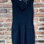 BCBGMAXAZRIA  Black Sleeveless Cowl Neck Little Mini Dress Women's Size 6 Photo 0