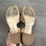 Sam Edelman  Leather Suede Beige Cream Strappy Slingback Block Heels‎ Size 9 Photo 7