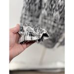 Joie  Womens Black/Gray/White Ikat Print Linen Blazer Jacket Size 4 Photo 4