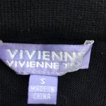 Vivienne Tam  Black Knit Crochet Lined Knee Length Skirt S Photo 6