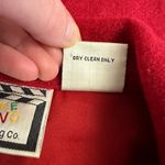 Take Two Red Wool Blend Holiday Jacket Snowman Embroidered Christmas Women’s L Size L Photo 6