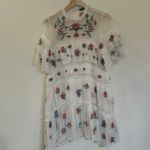 ZARA  Tiered Embroidered Dress sz S Photo 1