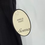 Soma Ankle Pant SZ Large Regular LLW Divine Terry Black NWT Pajamas Comfy Lounge Photo 5