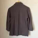 Quince brown organic cotton knit blazer Size XS Photo 5