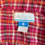 Columbia Snowy Nook Pink Cotton Flannel Plaid Western Snap Casual Shirt Top S Photo 10