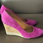 Franco Sarto Calix Cork Wedge Fushia Pump Women’s Size 9
- Photo 0