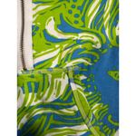 Lilly Pulitzer  Skipper Popover Pullover Green Blue Print Size Small Photo 7