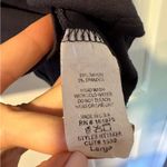 Boutique Women's Short Sleeve Striped/Leopard Pocket Tee Size Large Blue Photo 3