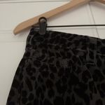 True Religion 100% cotton Velvet animal print pants 5-pocket belt loops USA made Photo 5