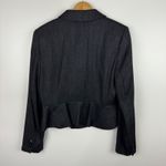 Ann Taylor  Womens Wool Blazer Jacket Sz 12‎ Black Business Career Office Neutral Photo 2
