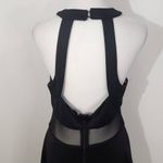 My Michelle  Black Cocktail Dress Size 11 Black Formal Skater Dress Photo 5