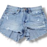 Shorts Size 26 W28"xL2.5" Blank NYC Short Blue Denim Shorts Distressed Shorts Destroyed Photo 0