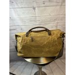 NEWHEY Oversized Travel Duffel Bag Genuine Crazy Horse Leather Waterproof Photo 5