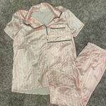 Satin Pajama Set Pink Photo 0