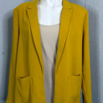 Elodie  Yellow Blazer with Pockets Photo 0