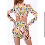 For Love & Lemons NWT Thora Long Sleeve Cut Out Mini Dress Sz Small $278 Photo 5