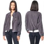 Young Fabulous and Broke YOUNG FABULOUS &. BROKE Women’s Clara Gray Zip front bomber jacket Photo 1