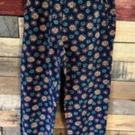 Esprit  Navy‎ Floral Pants Size 3/4 Photo 0