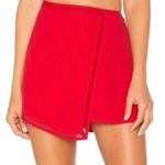 Lovers + Friends  Stargazer A-Symmetrical Skort- Red size M Photo 0