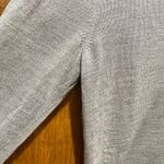 Lafayette 148 New York Gray Silk Necktie Long Sleeve Top Photo 7