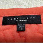 Sanctuary : Orange Quilted Blouse Long Sleeve Photo 8