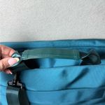 Mosiso 360 Protective Laptop Shoulder Bag in Teal Green Fleece Lined Trolly Belt Blue Photo 4