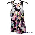 FILA  Floral Print V-Neck Athletic Racerback Tank Size XS Photo 1