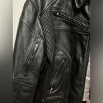 First Gear leather motorcycle jacket Black Size M Photo 2