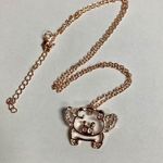 NEW “When Pigs Fly” fashion rose gold necklace Photo 0