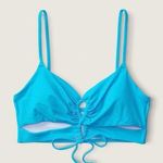 PINK - Victoria's Secret Victoria’s Secret Pink Cut Out Blue Bikini Set Photo 0