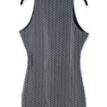 Mango SZ L black and white textured bodycon dress Photo 3