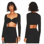 LPA  Naomi Cropped Top in Black XS Photo 1