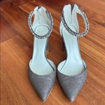Oleg Cassini crystal heels Silver Size 7.5 Photo 1
