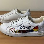 Guess Sneakers White Embellished 7.5 Photo 2