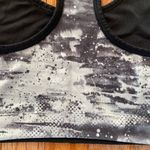 black gray white athletic racerback sports bra Size M Photo 5