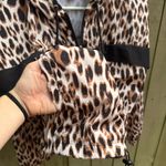 Zelos  Leopard Print Windbreaker Travel Jacket S Photo 5