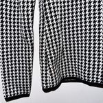 The Limited WHBM S Black & Ecru Thatch Sweater with Black Trim Photo 2