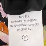 Marie Oliver NWOT 100% Silk Floral Print Ruffle Mini Skirt Size 0 Photo 3