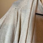 Roxy  beige Cardigan Waterfall Front Size Medium/Large Photo 2