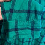 J.Crew Green Plaid Button Down Shirt jacket, with pockets XXL Photo 3