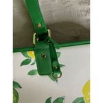St. John Women's Lemon Print Tote Bag with Green Accents and Zip Closure Photo 15