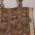 Aerie  Cute Cropped Floral Fall Boho Y2K Fall Colored Top Large Photo 4