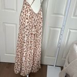 Aerie  front slit Animal Print Boho Maxi Summer Dress Photo 6